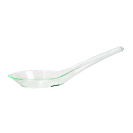 Colher Plastico Degustação Transparente 12,4cm (12 Uds)