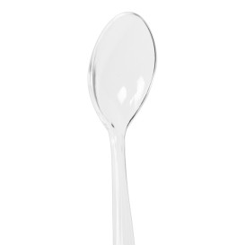 Colher de Gelado de PS Transparente 21cm (100 Uds)