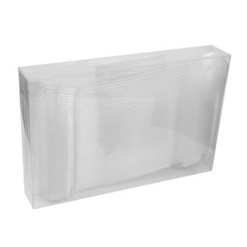 Colher de Gelado de PS Transparente 21cm (100 Uds)