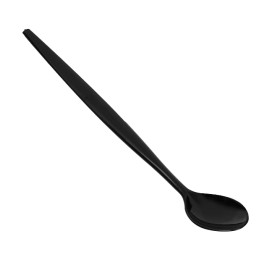 Colher de Gelado de PS Preta 21cm (100 Uds)