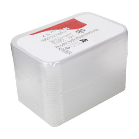 Tampa Rectangular 500,725 e 1000ml (25 Uds)