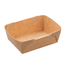 Saladeira Deli2Go Kraft 125ml 10,8x8,2x3,5cm (500 Uds)