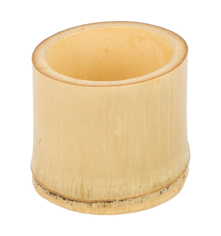 Copo de Bambu Degustação Pequeno 5x5x4,5cm (200 Uds) Copo de Bambu Degustação Pequeno 5x5x4,5cm (200 Uds)