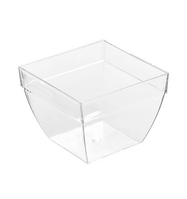 Tigela Quadrada Degustação PS 5,5x3,3x4cm 75ml (200 Uds) Tigela Quadrada Degustação PS 5,5x3,3x4cm 75ml (200 Uds)