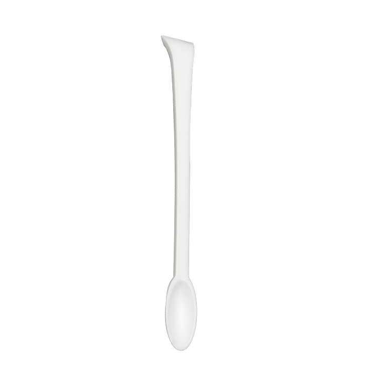 Paletina Cafe Reutilizável CPLA Branca 13cm (100 Uds) Paletina Cafe Reutilizável CPLA Branca 13cm (100 Uds)