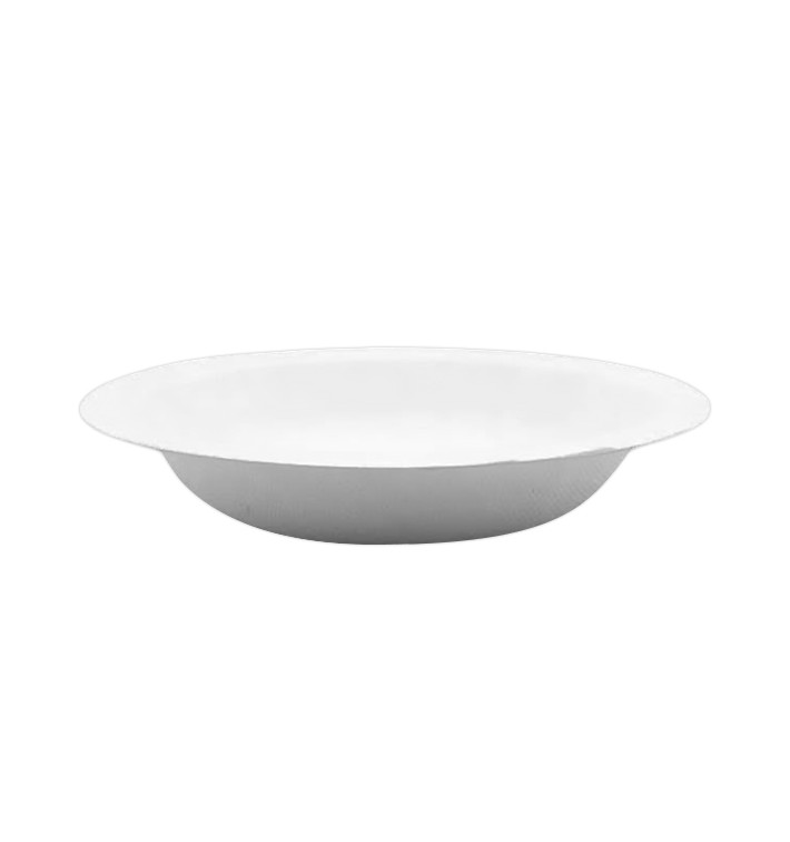 Tigela de Cana-de-Açúcar Branca 120ml Ø11,5cm (50 Uds) Tigela de Cana-de-Açúcar Branca 120ml Ø11,5cm (50 Uds)