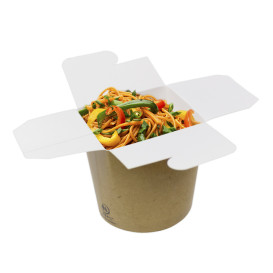 Embalagem Take Away Kraft 529ml (50 Uds)
