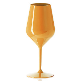 Copo Reutilizável Durable Tritan Laranja de Vinho 470ml (1 Ud)