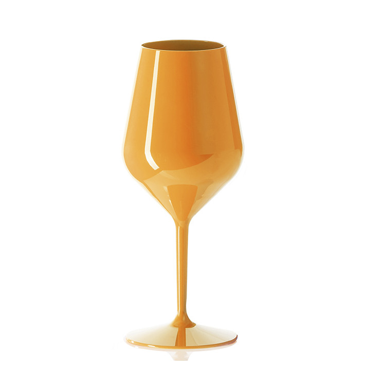 Copo Reutilizável Durable Tritan Laranja de Vinho 470ml (1 Ud) Copo Reutilizável Durable Tritan Laranja de Vinho 470ml (1 Ud)
