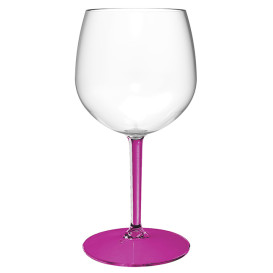 Copo Reutilizável Durable TT Pé Fúcsia Gin Tonic 580ml (1 Ud)