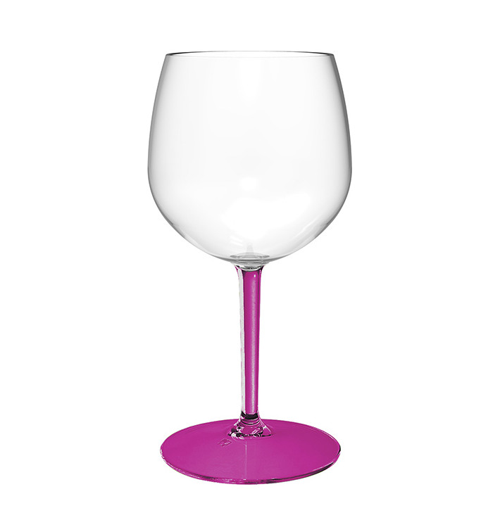 Copo Reutilizável Durable TT Pé Fúcsia Gin Tonic 580ml (1 Ud) Copo Reutilizável Durable TT Pé Fúcsia Gin Tonic 580ml (1 Ud)