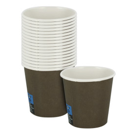 Copo de Cartão 4Oz/120ml Marron Ø6,2cm (100 Uds)