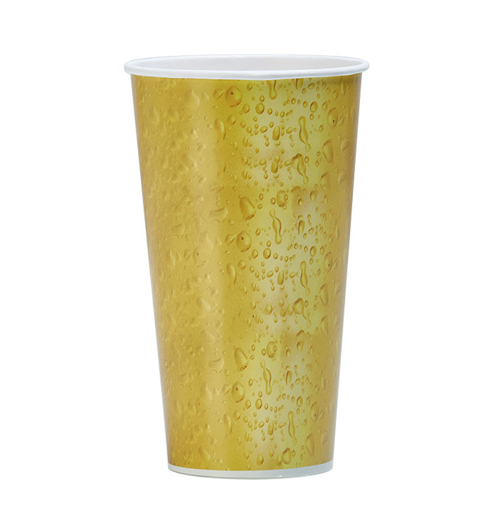 Copo de Cartão Cerveja 1.025ml Ø10,8cm (50 Uds) Copo de Cartão Cerveja 1.025ml Ø10,8cm (50 Uds)