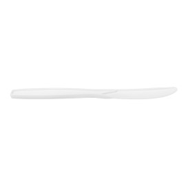 Faca Compostável CPLA Branco 18cm (50 Uds)