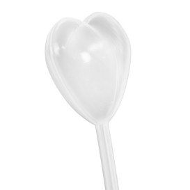 Pipeta Coração de Plástico para Catering 3ml 5,5cm (2.000 Uds)