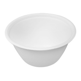 Tigela Degustação de Cana-de-Açúcar Branca 180ml Ø9,5cm (50 Uds)