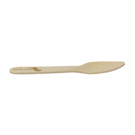 Mini Colher de Madeira “Soft” 7,5cm (100 Uds)