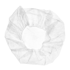 Touca de Polipropileno Branco Ø60cm (100 Uds)