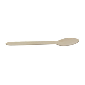 Colher de Madeira Embalada 16cm (50 Uds)