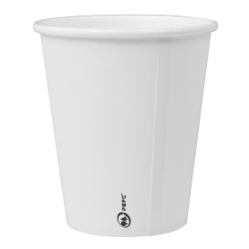 Copo de Cartão Branco 8Oz/290ml Ø9,0cm (240 Uds)
