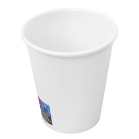 Copo de Cartão Branco 8Oz/290ml Ø9,0cm (240 Uds)