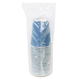 Copo de Cartão "Colors" Azul 8Oz/290ml Ø9,0cm (20 Uds)