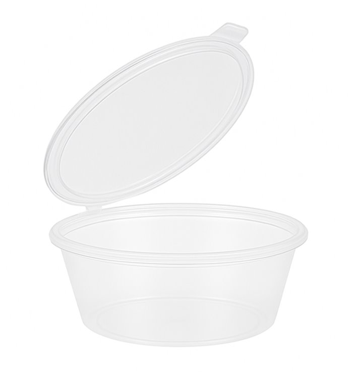 Terrina Bisagra PP para Molhos 6Oz/180ml (1.000 Uds) Terrina Bisagra PP para Molhos 6Oz/180ml (1.000 Uds)