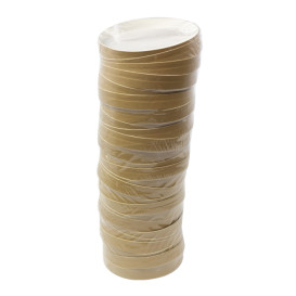 Tampa de Cartão Kraft para Terrina de Ø11,7cm (25 Uds)