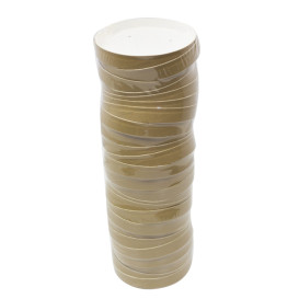 Tampa de Cartão Kraft para Terrina de Ø9,8cm (500 Uds)