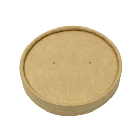 Tampa de Cartão Kraft para Terrina de Ø9,5cm (400 Uds)