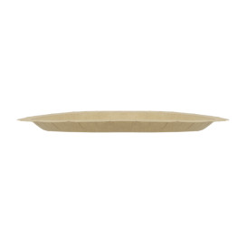 Prato de Cartão Redondo Anti-Gordura Kraft Ø26cm 245g/m² (50 Uds)