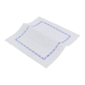 Toalhas de Papel "Zigzag" Branco Debrum 14x14cm (250 Uds)