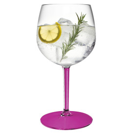 Copo Reutilizável Durable TT Pé Fúcsia Gin Tonic 580ml (1 Ud)