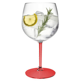 Copo Reutilizável Durable TT Pé Vermelho Gin Tonic 580ml (1 Ud)