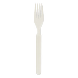 Garfo Reutilizável Durable PP Creme 17,9cm (50 Uds)