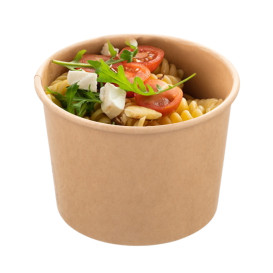 Terrina de Cartão Kraft Multi-Food 550ml Ø11,5cm (50 Uds)