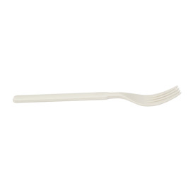 Garfo Reutilizável Durable PP Creme 17,9cm (50 Uds)