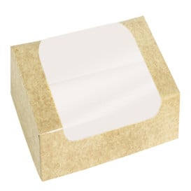 Embalagem de Cartão Retangular PackiPack Vision Kraft 13x11x8cm (50 Uds)