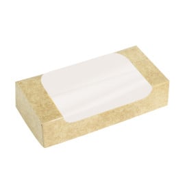 Embalagem de Cartão Retangular PackiPack Vision Kraft 18x6x6cm (50 Uds)