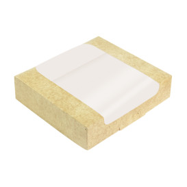 Embalagem de Cartão Quadrado PackiPack Vision Kraft 28x28x5cm (50 Uds)
