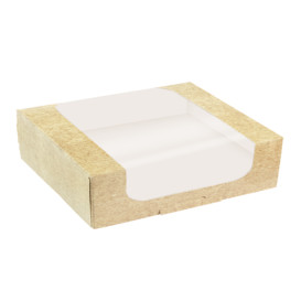 Embalagem de Cartão Quadrado PackiPack Vision Kraft 28x28x8cm (50 Uds)