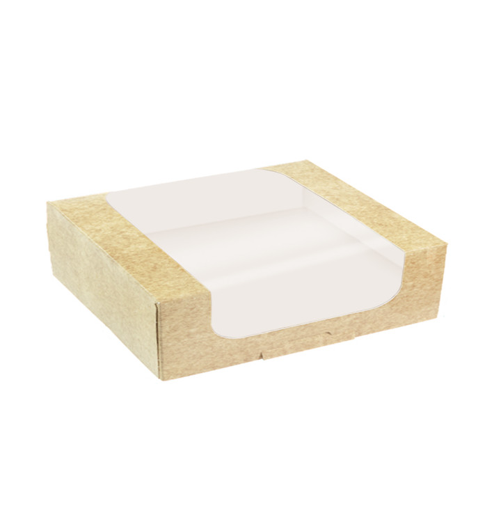 Embalagem de Cartão Quadrado PackiPack Vision Kraft 28x28x8cm (50 Uds) Embalagem de Cartão Quadrado PackiPack Vision Kraft 28x28x8cm (50 Uds)