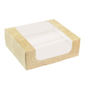 Embalagem de Cartão Quadrado PackiPack Vision Kraft 24x24x10cm (25 Uds)