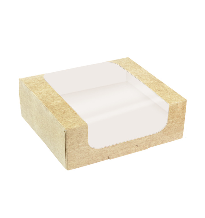 Embalagem de Cartão Quadrado PackiPack Vision Kraft 24x24x10cm (25 Uds) Embalagem de Cartão Quadrado PackiPack Vision Kraft 24x24x10cm (25 Uds)