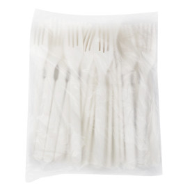 Garfo Reutilizável Durable PP Creme 17,9cm (500 Uds)