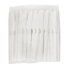 Faca Reutilizável Durable PP Creme 18,9cm (50 Uds)
