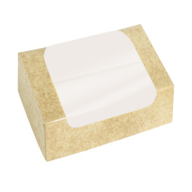 Embalagem de Cartão Retangular PackiPack Vision Kraft 16x11x8cm (X Uds)