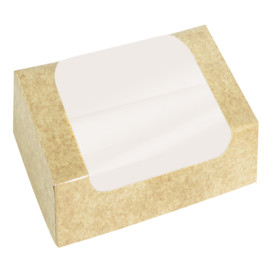 Embalagem de Cartão Retangular PackiPack Vision Kraft 25x18x7cm (X Uds)