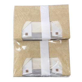 Embalagem de Cartão Retangular PackiPack Vision Kraft 18x6x6cm (X Uds)