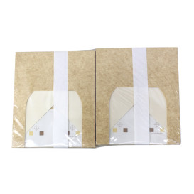 Embalagem de Cartão Retangular PackiPack Vision Kraft 16x11x8cm (50 Uds)